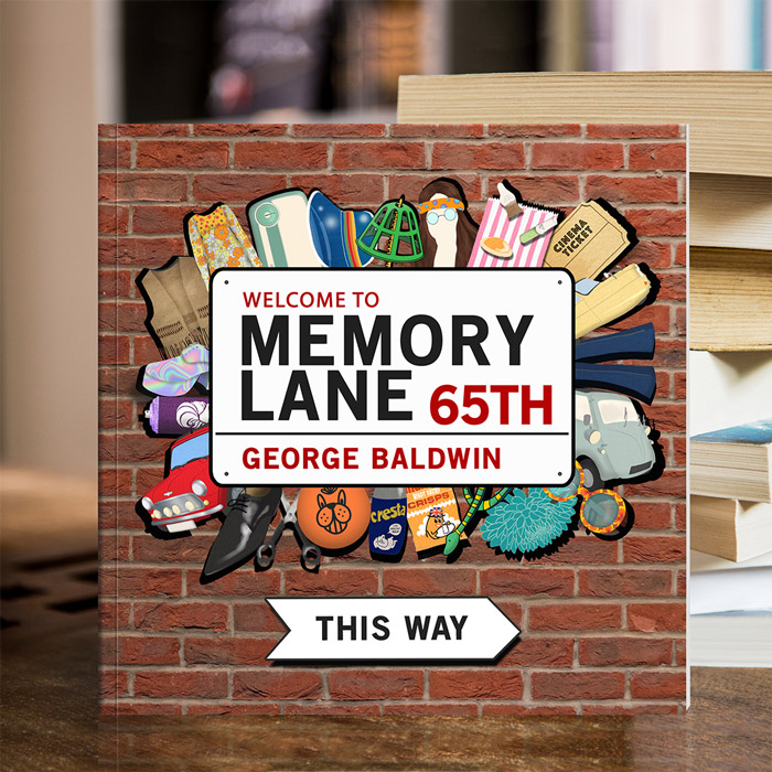 Personalised Book - Memory Lane 65th Birthday