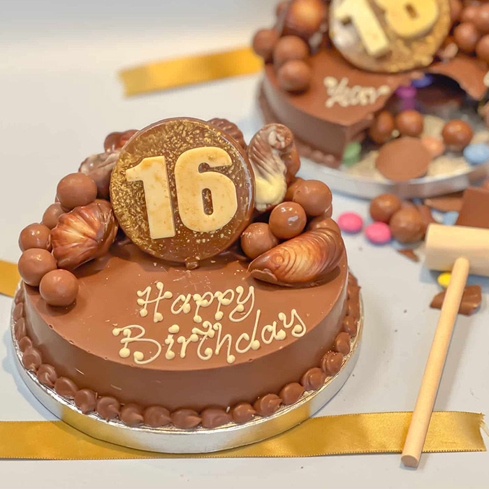 Personalised 16th Birthday Mini Guylian Smash Cake