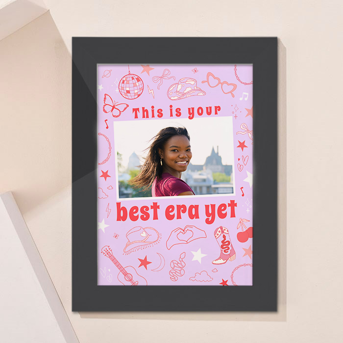 Photo Upload Western Disco Framed Print - This Is Your Best Era Yet 