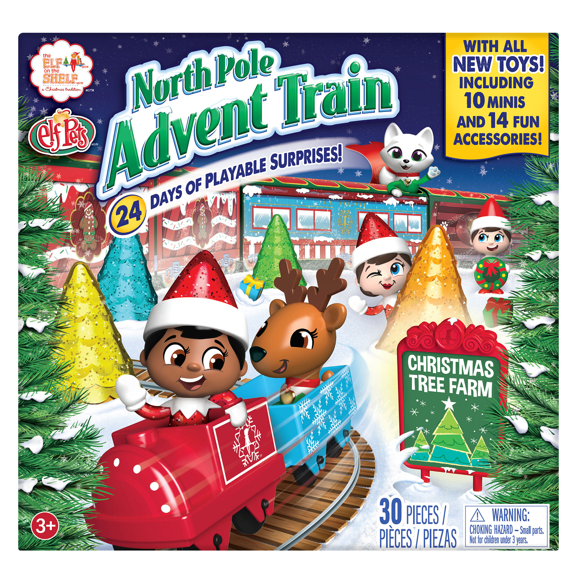 Elf on the Shelf North Pole Advent Train