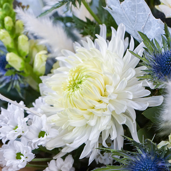 Snowflake Sparkle Flower Bouquet - FREE DELIVERY