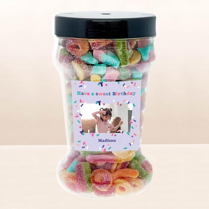 Personalised Have a Sweet Birthday Sweet Tub