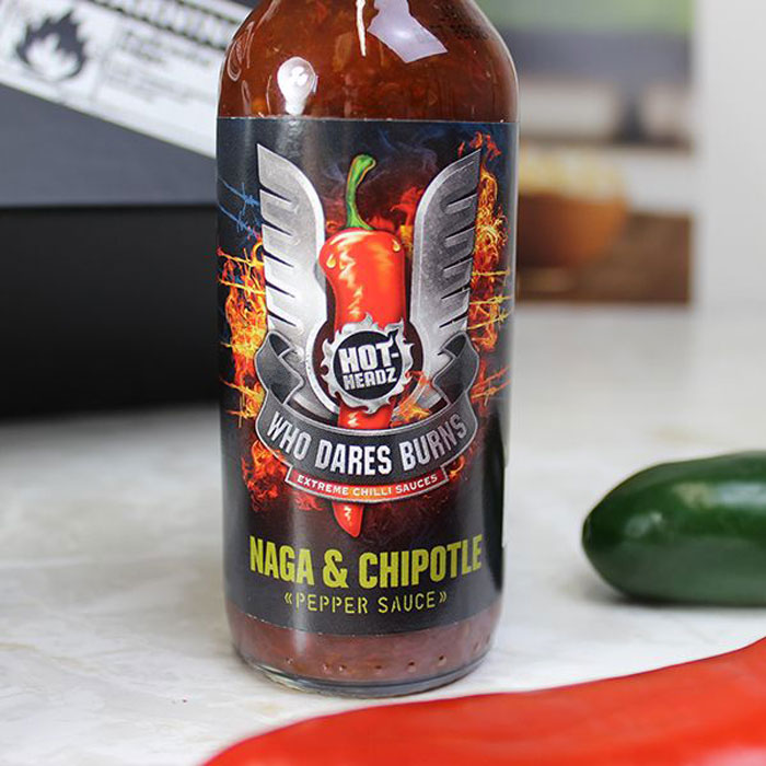 Personalised Naga Hot Sauce Gift Box