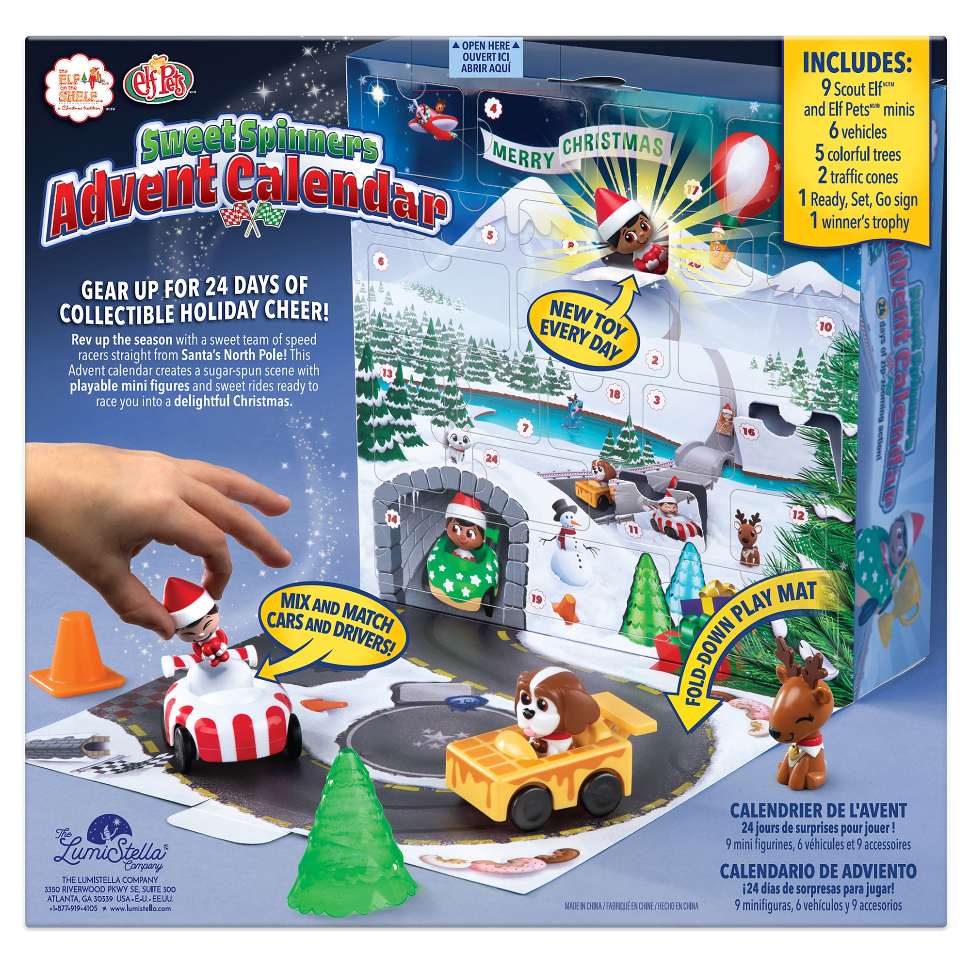 Elf on the Shelf Sweet Spinners Advent Calendar