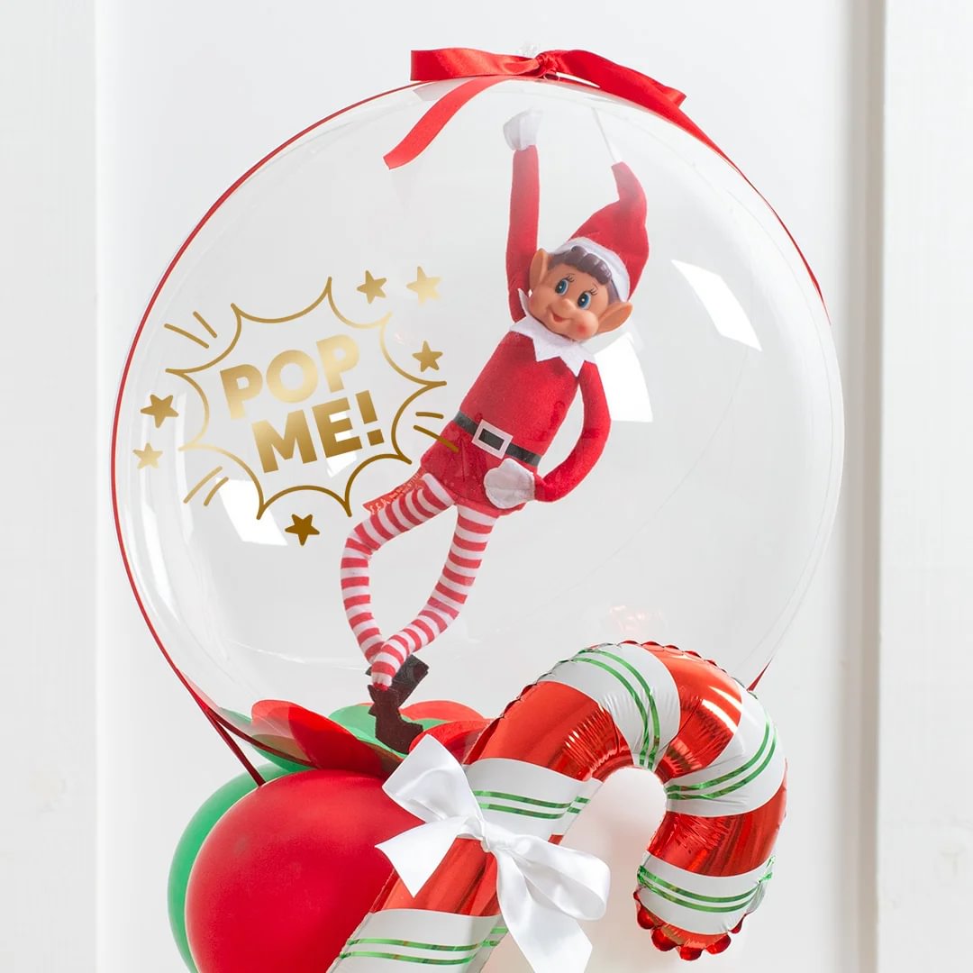 Personalised Elf on the Shelf Pop Me Bubble Stack - FREE DELIVERY