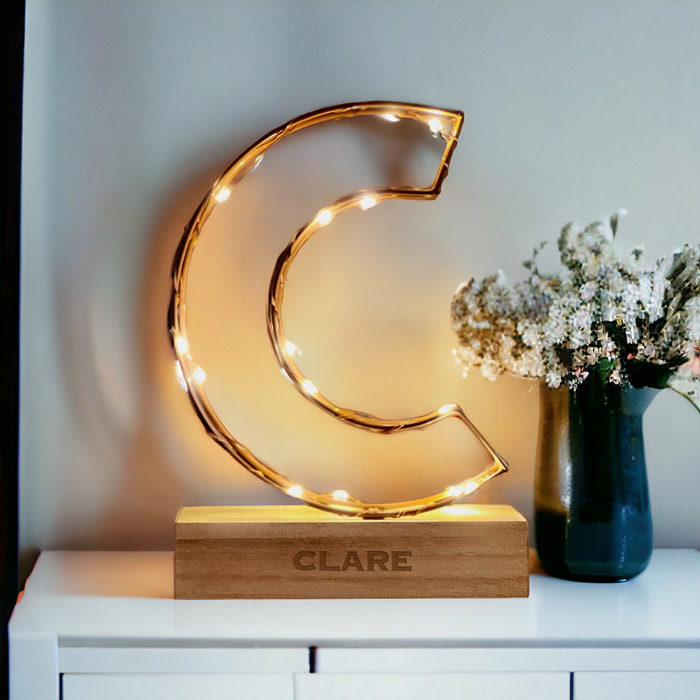 Personalised Lumi Letter Light