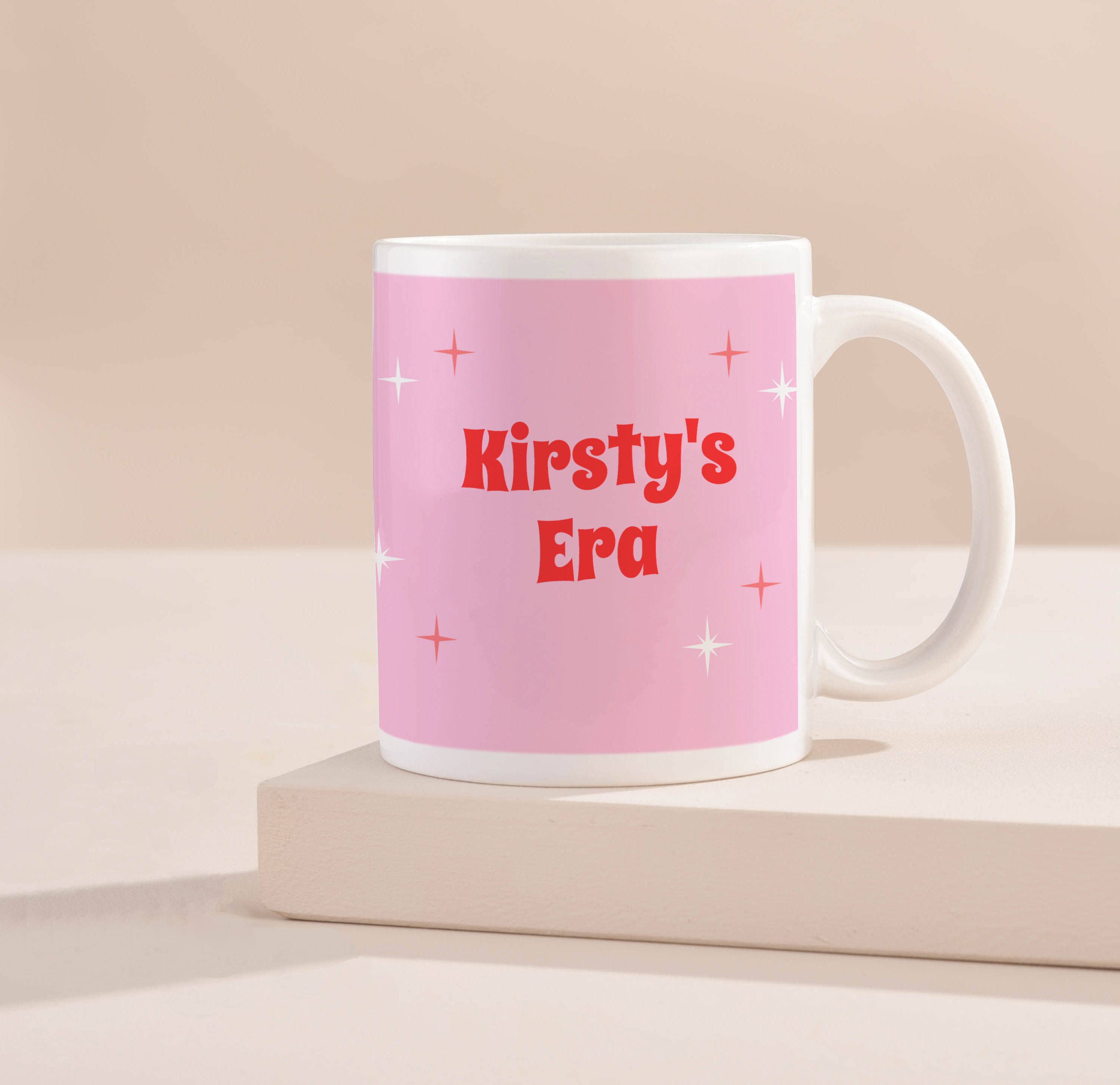 Personalised Pink Country Disco Ball Mug - Name's Era