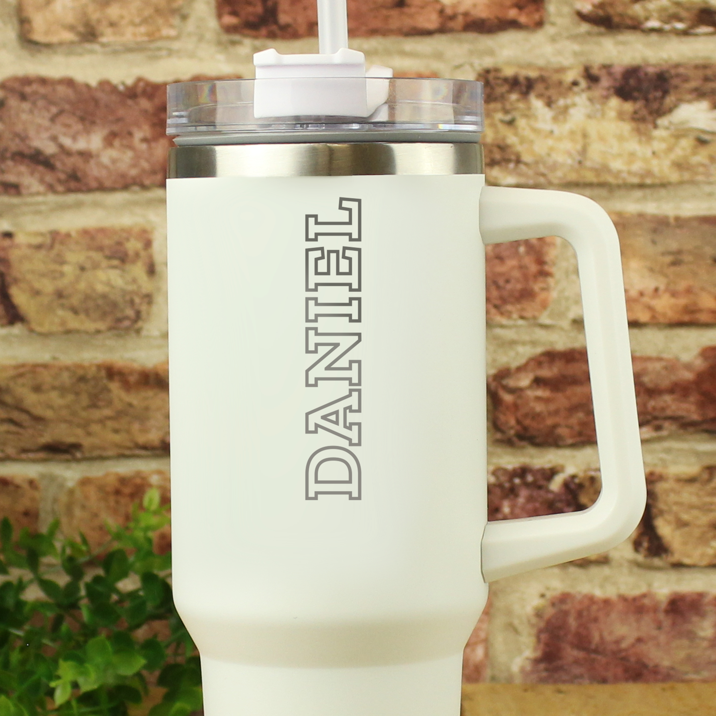 Personalised White Travel Cup 40oz