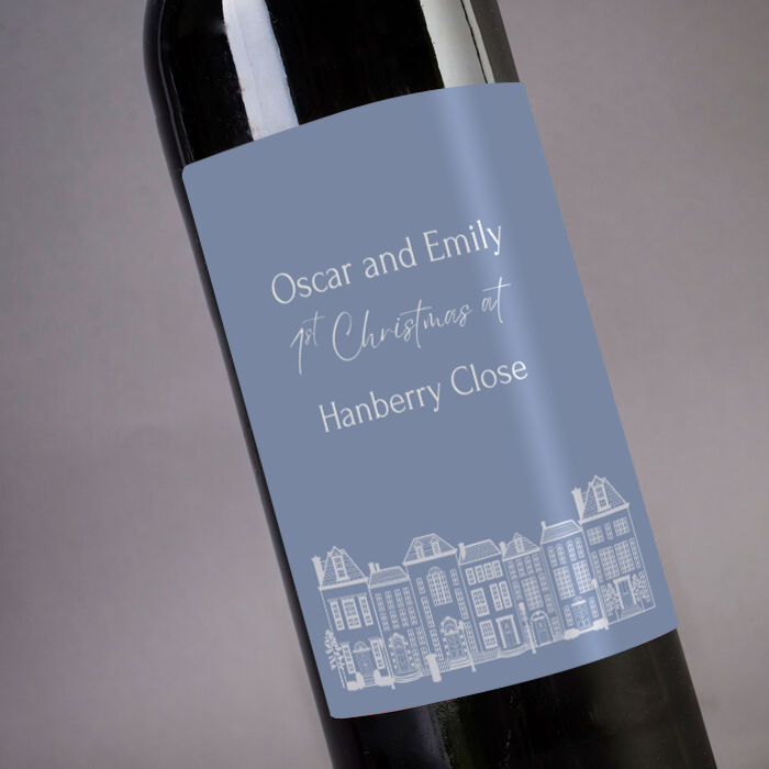 Personalised Wine - First Christmas