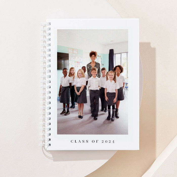 Personalised Class of 2024 Photo Upload Notebook