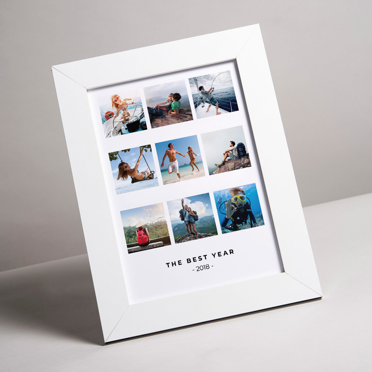 Photo Upload Framed Print - This Year