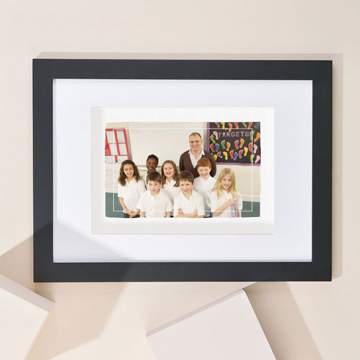 Photo Upload Landscape Framed Print - Class of 2024