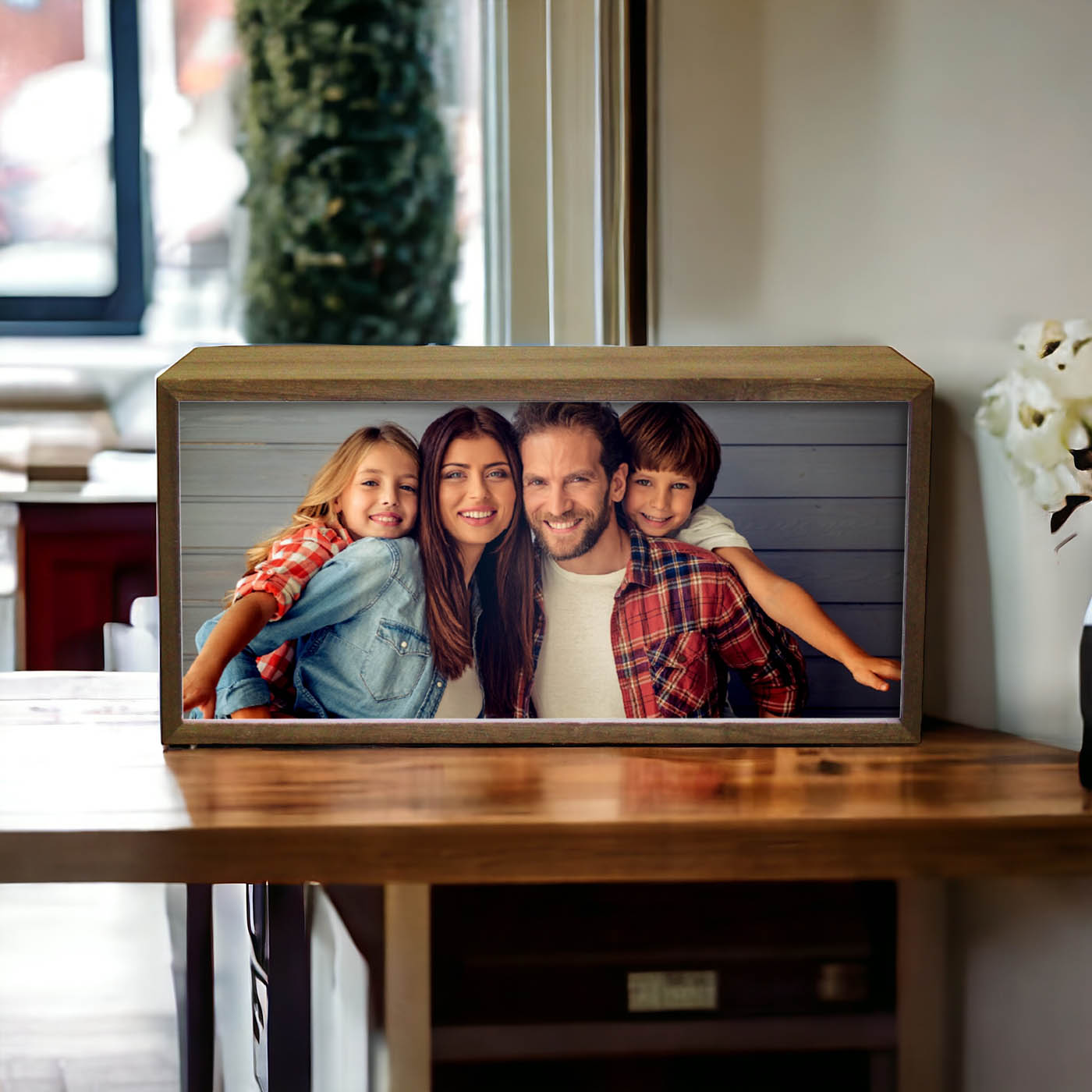 Personalised Light Box Photo