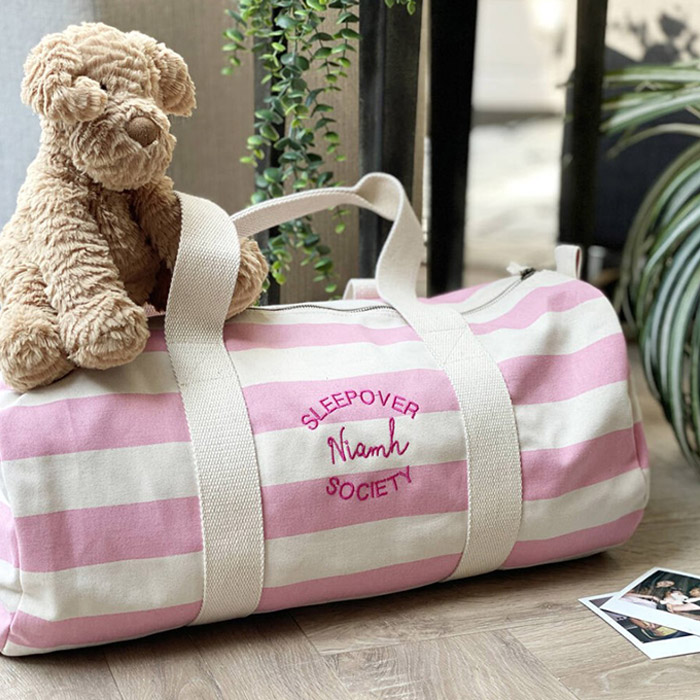 Personalised Sleepover Weekend Bag