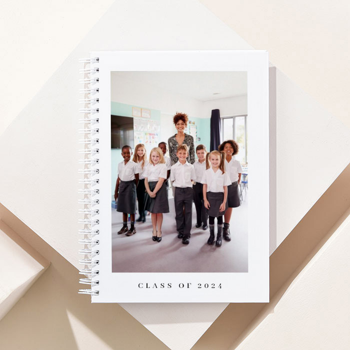 Personalised Class of 2024 Photo Upload Notebook