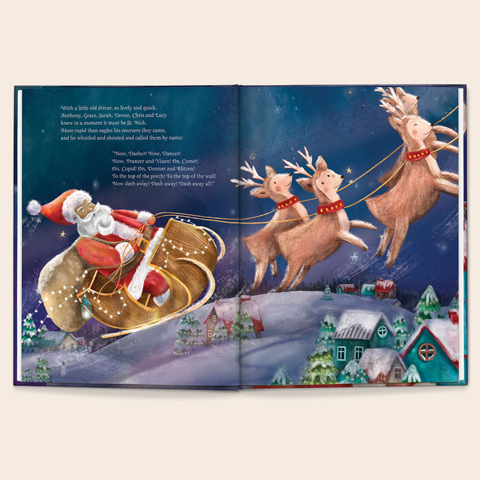 Personalised Book - Our Families Night Before Christmas Softcover