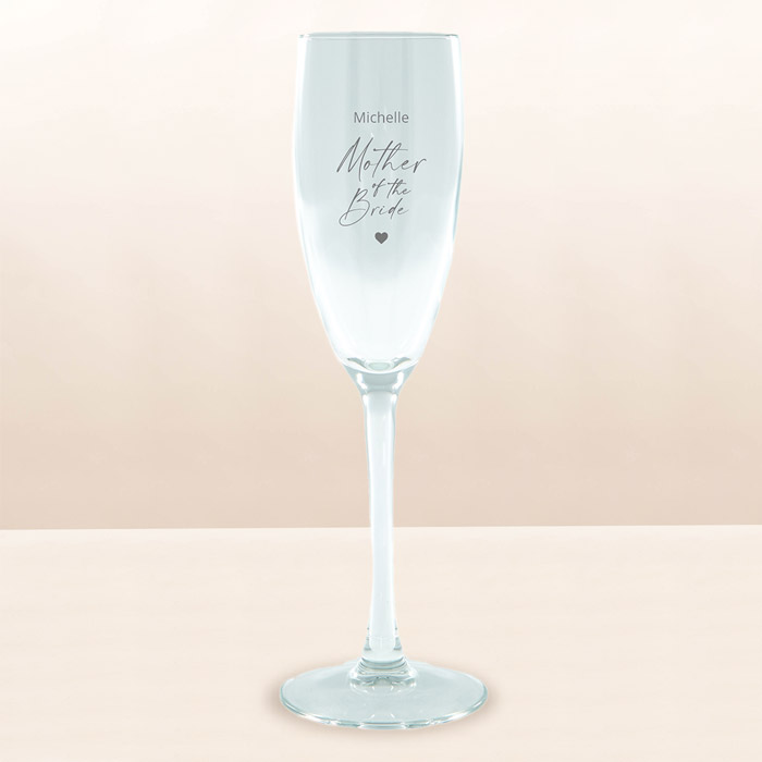 Personalised Engraved Prosecco Glass - Mother Of The Bride