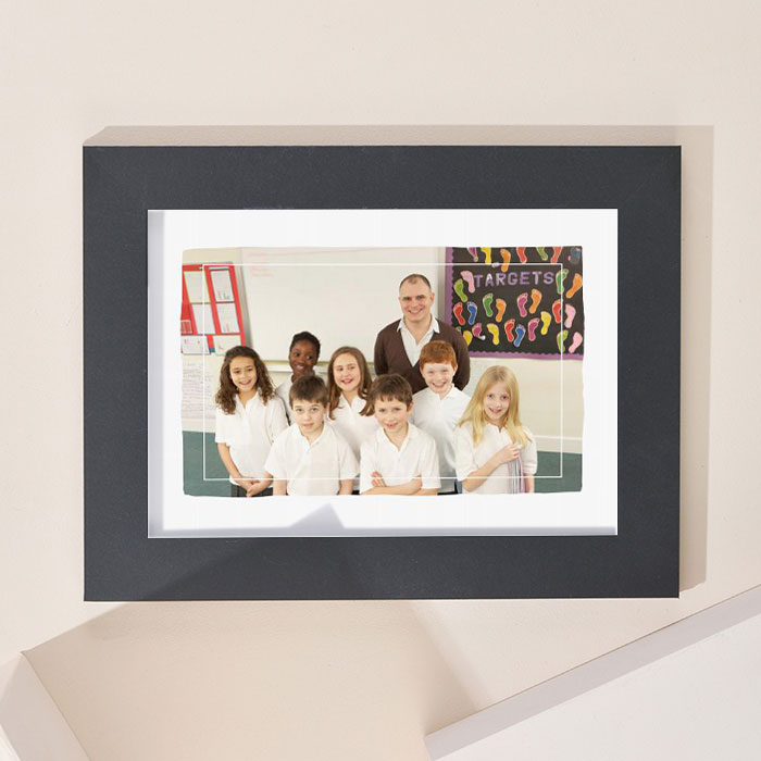 Photo Upload Landscape Framed Print - Class of 2024