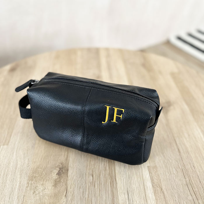 Personalised Monogrammed Men's Wash Bag