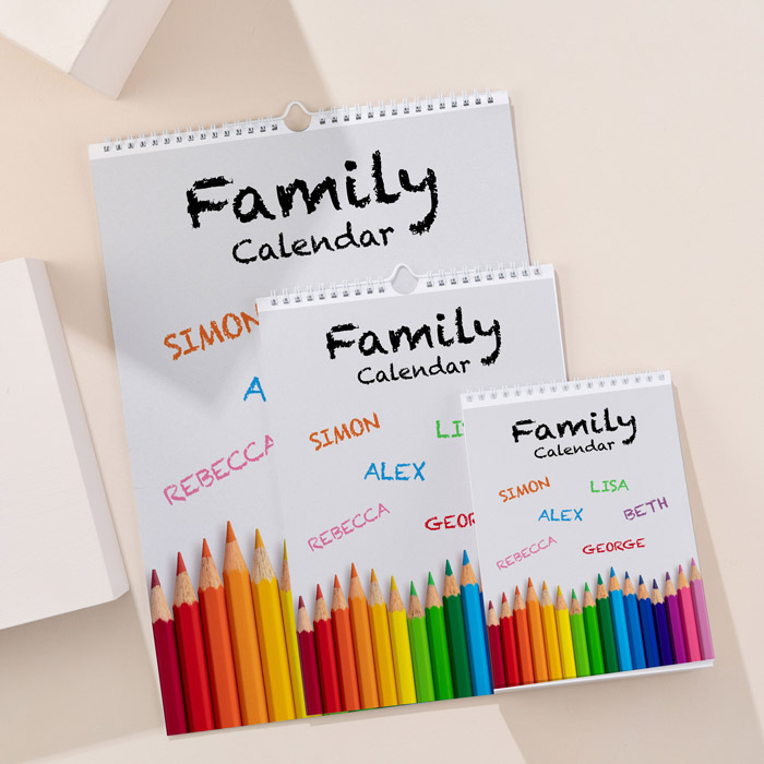 Personalised Our Family Calendar - 2024-2025 Edition