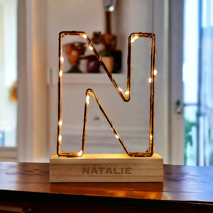 Personalised Lumi Letter Light