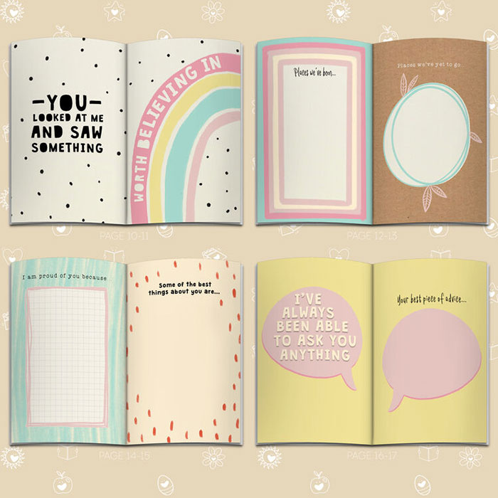 Fill in Your Words for Mum from older child or adult A5 Personalised Book