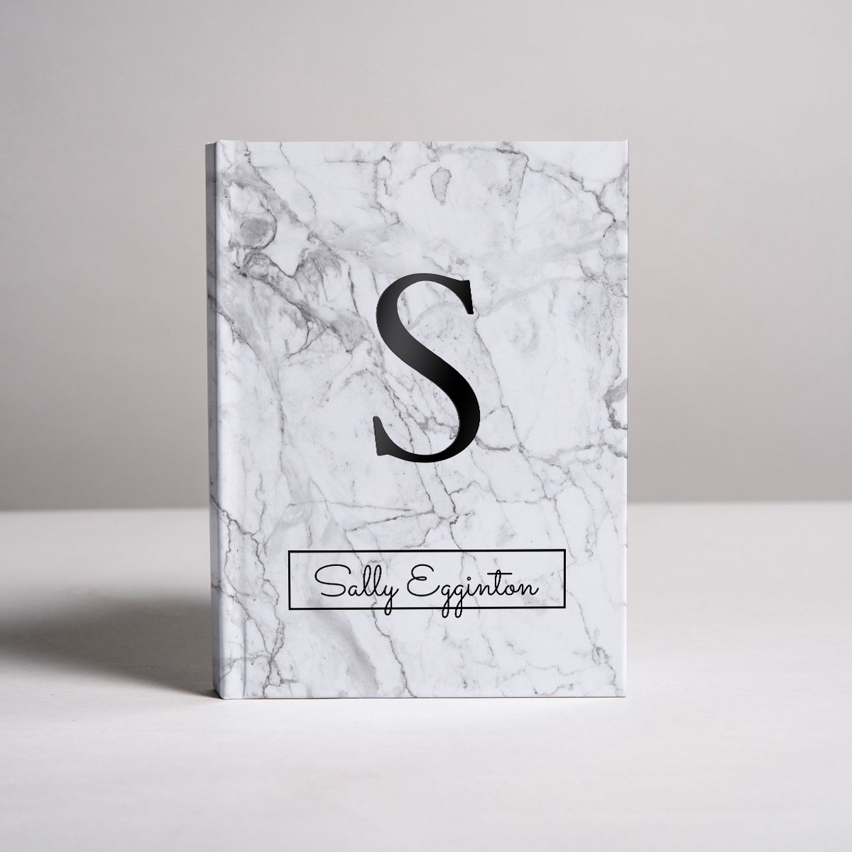 Personalised Diary - Marble Initial