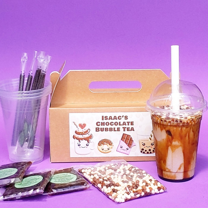 Personalised Chocolate Bubble Tea Kit