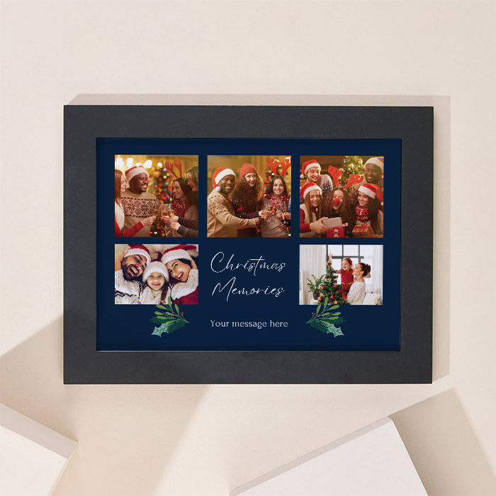 Multi Photo Upload Landscape Print - Christmas Memories