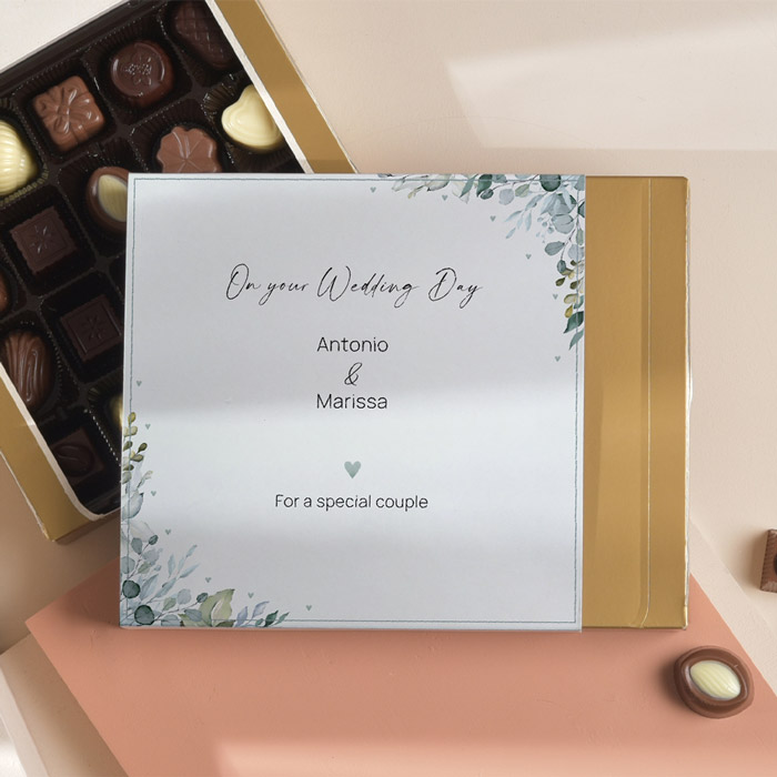 Personalised Chocolate Box - On Your Wedding Day