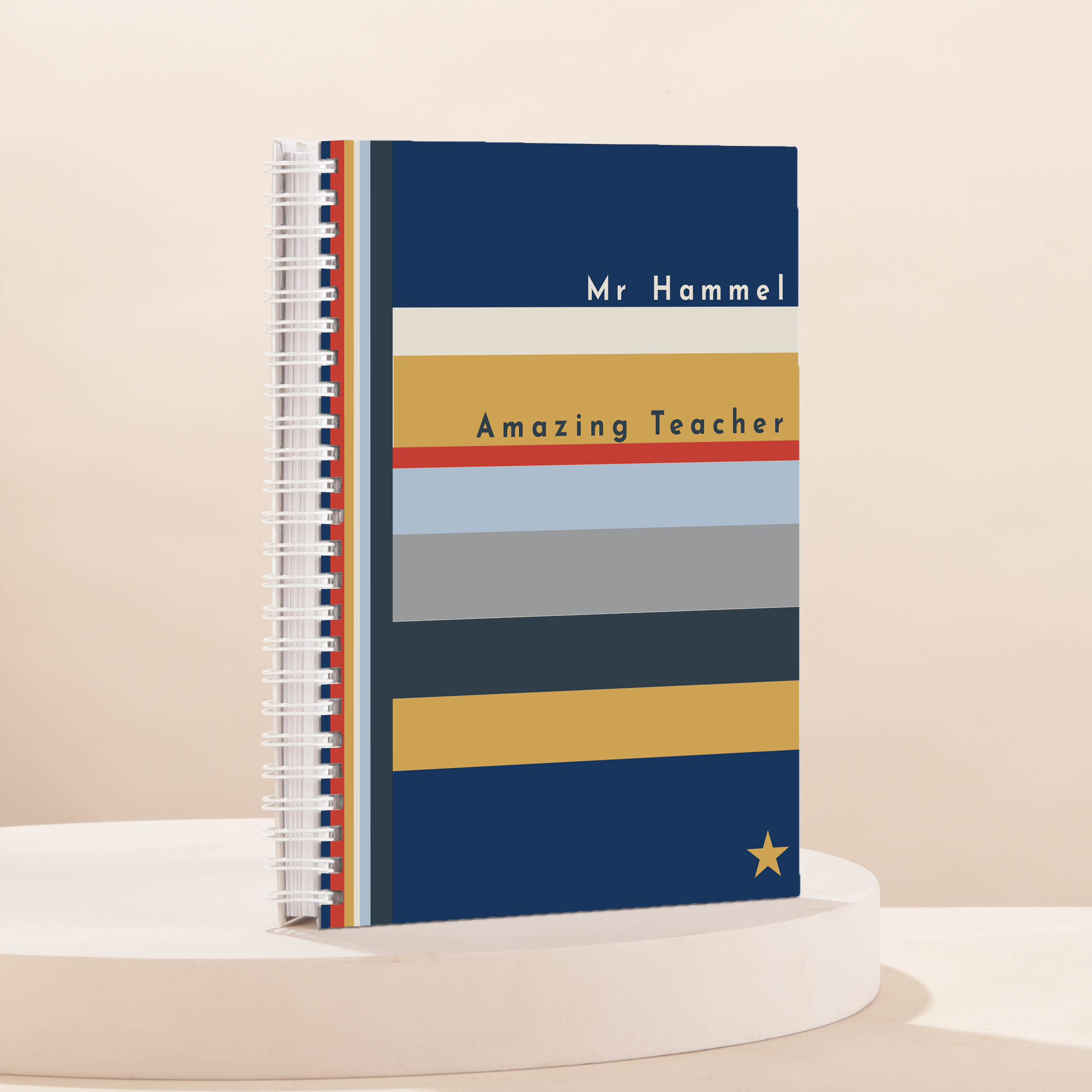 Personalised Notebook - Thankyou Teacher