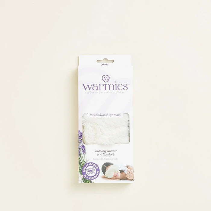 Warmies Microwavable Eye Mask - Cream