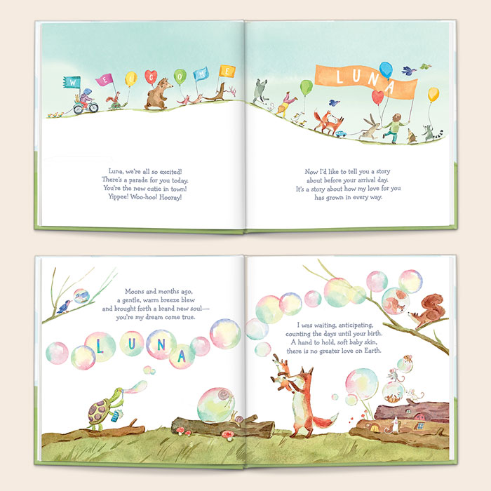 Personalised Book - New Cutie in Town Hardcover