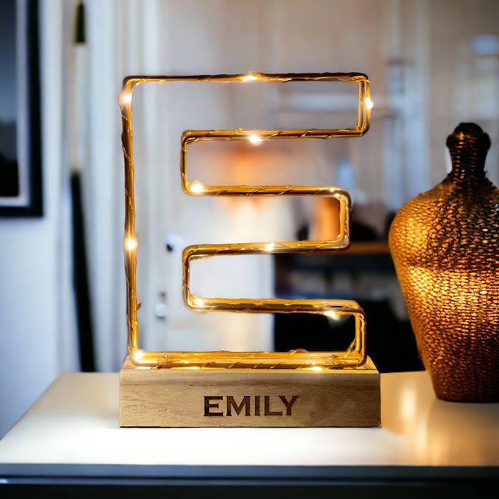 Personalised Lumi Letter Light