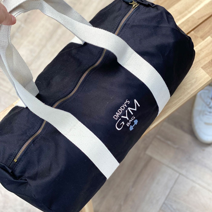 Personalised Gym Barrel Bag