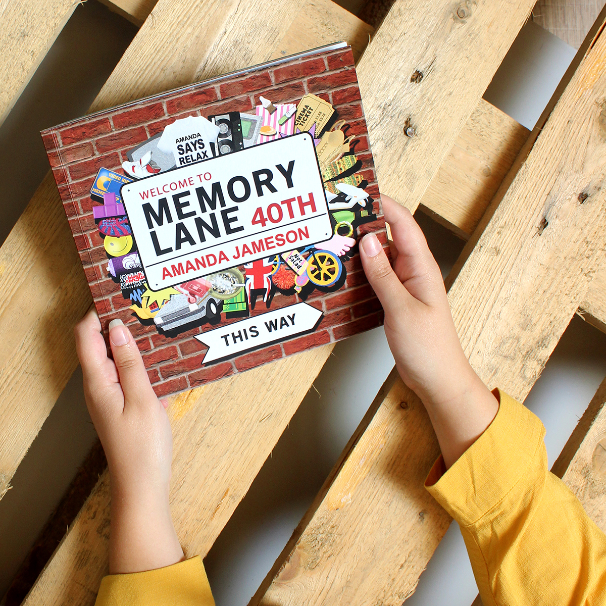 Personalised Book - Memory Lane 40th Birthday