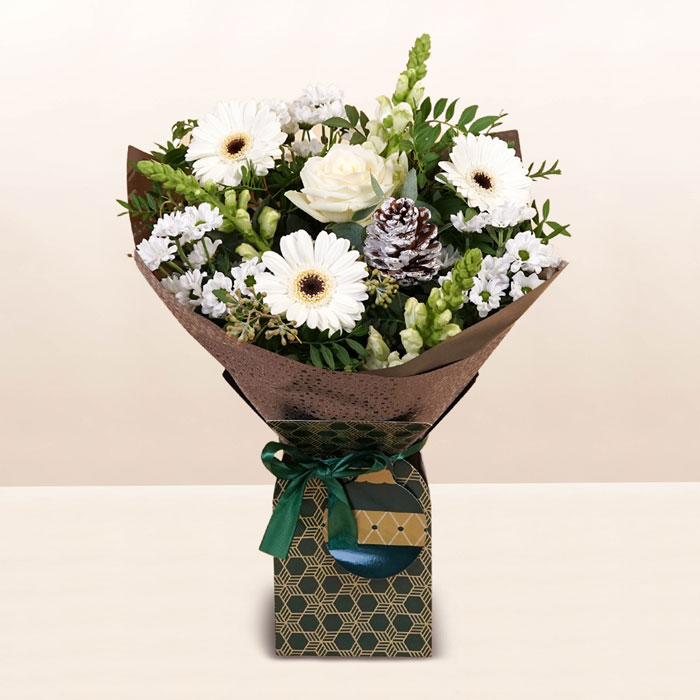 Let It Snow Flower Bouquet - FREE DELIVERY