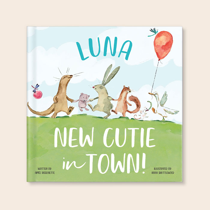 Personalised Book - New Cutie in Town Hardcover