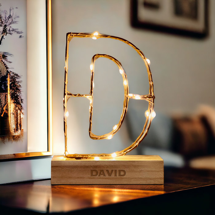 Personalised Lumi Letter Light