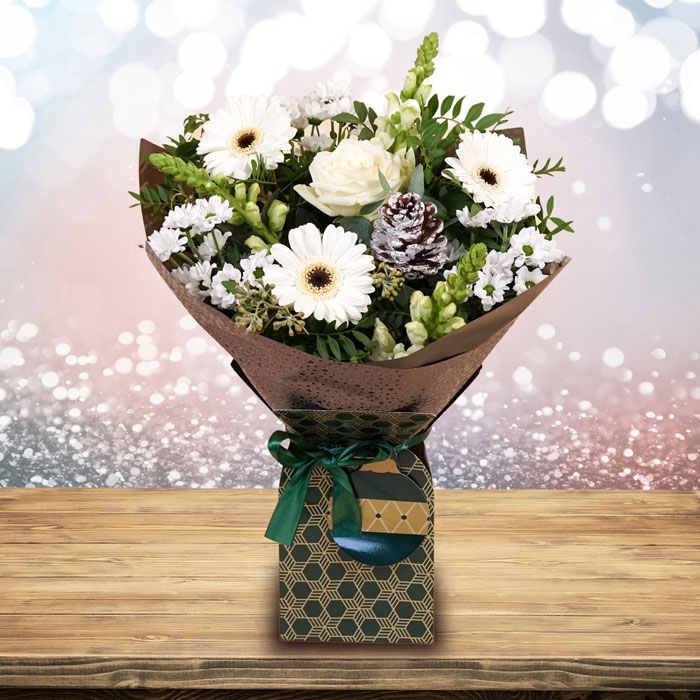 Let It Snow Flower Bouquet - FREE DELIVERY