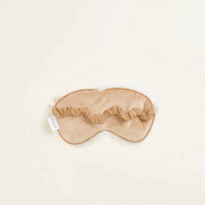 Warmies Microwavable Eye Mask - Beige Marshmallow