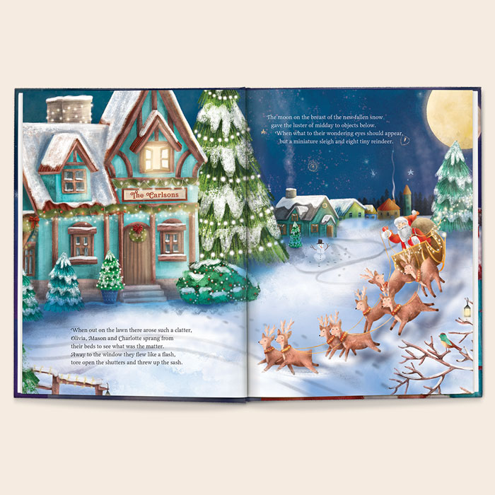 Personalised Book - Our Families Night Before Christmas Softcover