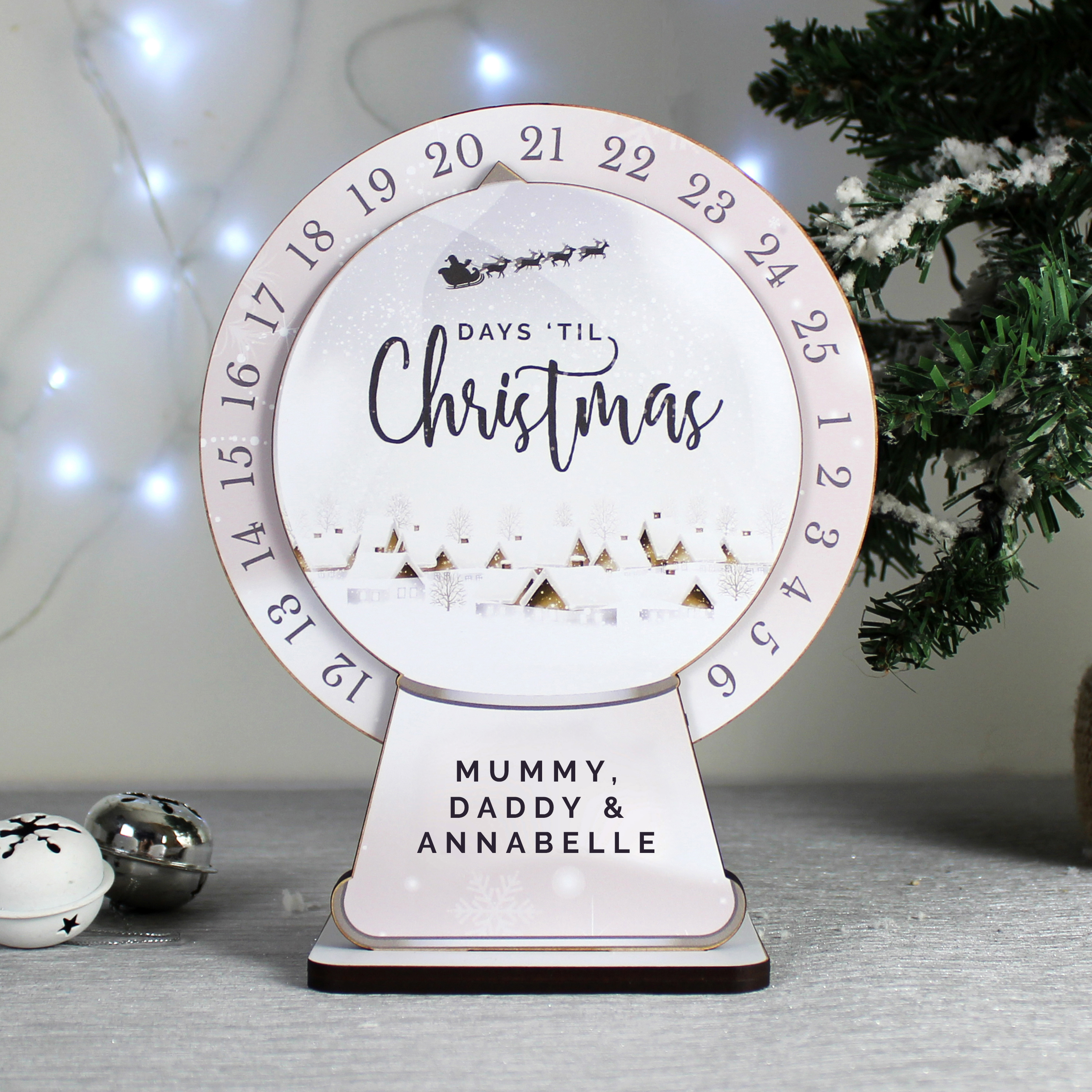 Personalised Make Your Own Christmas Advent Countdown Kit