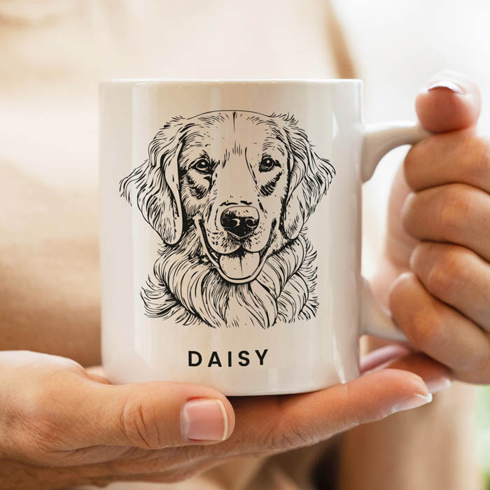 Personalised Dog Breed Mug