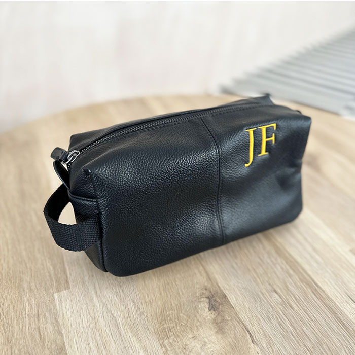 Personalised Monogrammed Men's Wash Bag