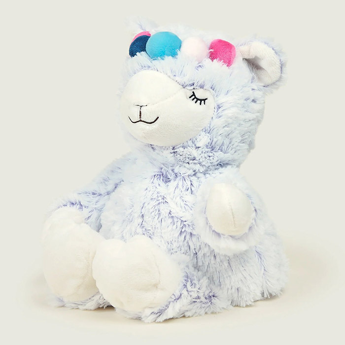 Warmies Heatable Scented Lavender Soft Toy Marshmallow Llama