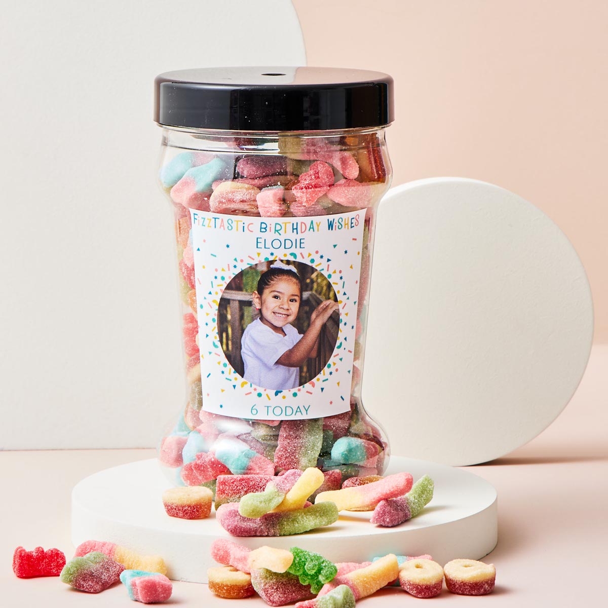 Personalised Fizztastic Birthday Wishes Sweet Tub