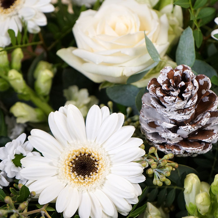 Let It Snow Flower Bouquet - FREE DELIVERY