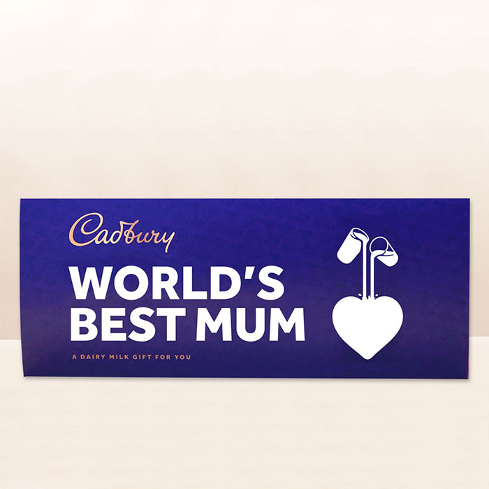 Cadburys Dairy Milk 850g Chocolate Bar - World's Best Mum