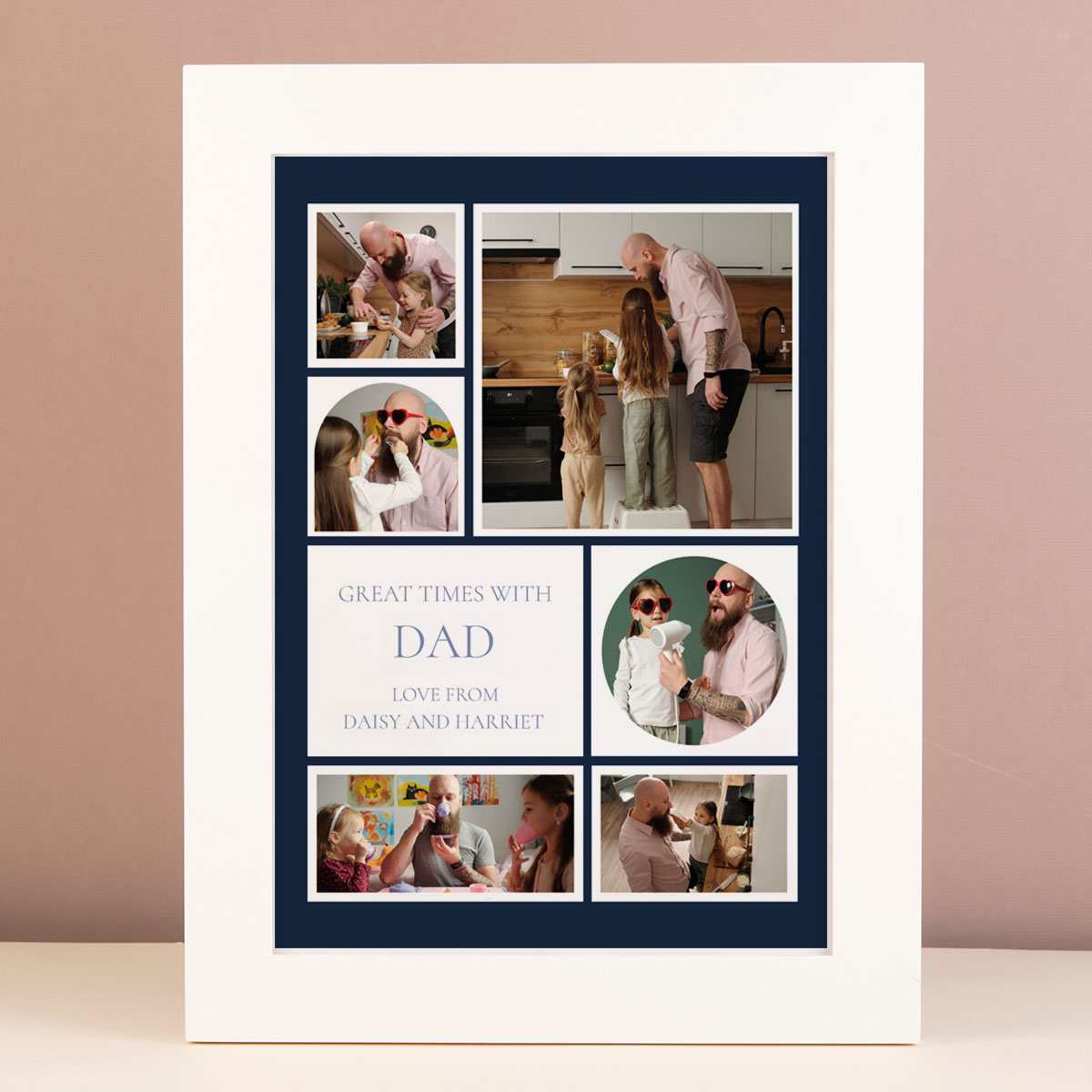 Personalised Father's Day Portrait Print - Great Times